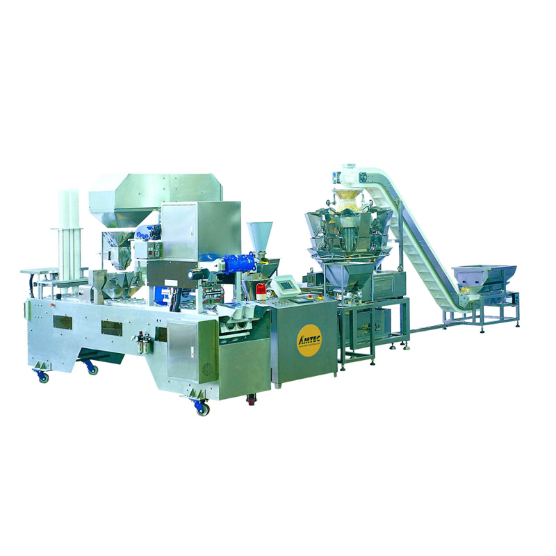 Zoom: CUP-FILLINGsystem Aut. Multilane cup/container filling/film sealing machine ML3-60
