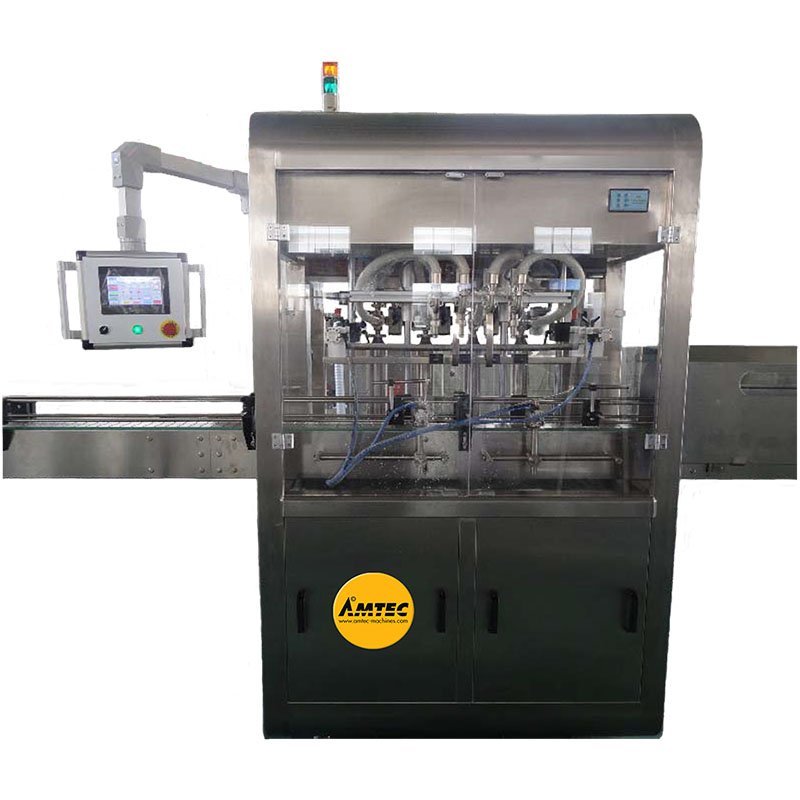 Zoom: AMTEC FILLINGmachine Fully Automatic Liquid Filler with 4 Heads (new version)