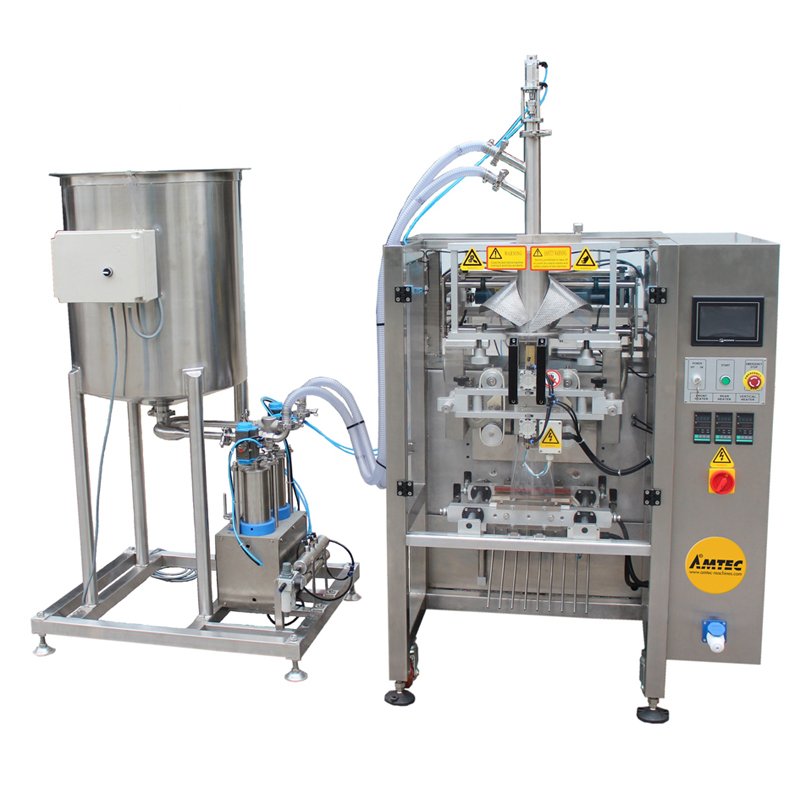 Zoom: VERTIwrap VIC-Complete-System Liquid Dosing Packaging System incl. Tank with Stirrer